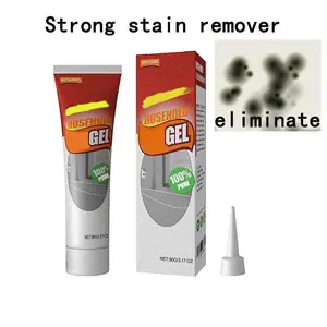 Refrigerator and washing machine seal stain cleaning gel, multi-purpose cleaning gel, household cleaner, suitable for stains on sink, bathtub, toilet seals, bathroom/kitchen stain cleaning, for stubborn dirt attached to bathtub or shower seals