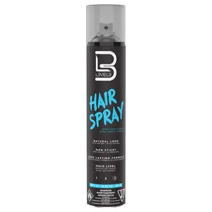 L3 Level 3 Hair Spray - Long Lasting and Strong Hold Hair Spray - Great for Men and Women - Level Three - Suitable for All Hair Types