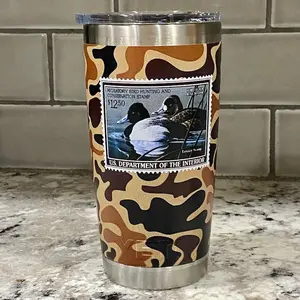 Yeti 20 oz Tumbler Duck Stamp Old Camo 1990 LESSER SCAUP