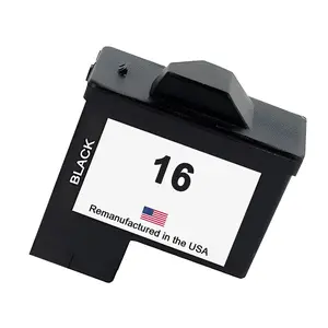 U.S. Remanufactured for Lexmark #16 10N0016 Black Ink Cartridge