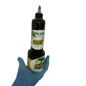 Fabibie Hair Duo 100% Organic - Natural Growth oil 8 ounces bottle Formula with Green Leaf Packaging herbal ingredients