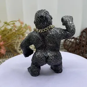 New Unique Gorilla Figurine Decoration, Realistic Design, Perfect for Living Room Bedroom Dining Room, Creative Home Decor