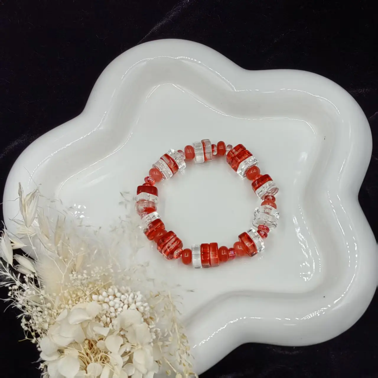 Decorative Solid Square Transparent Glass Beads, Multi-Size Mix Packs for Collectibles & Entertainment