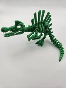 Skeleton Spinosaurus | 3D Printed Articulating Figurine Great Gift and Desk Figure