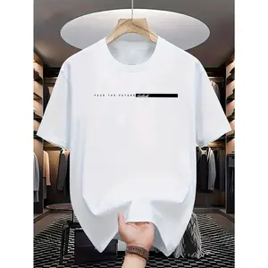 Menswear  Print T-, Soft Short-Sleeve Crewneck, Breathable and Lightweight Fabric for Summer Everyday Wear graphic shirts