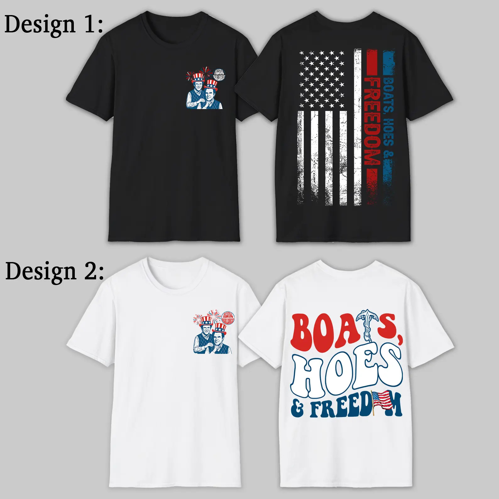 4th of July Step Brothers Movie Shirt, Boats and Hoes Prestige Worldwide T-shirt, Funny Independence Day Unisex Tee Patriotic Gift For Him Her