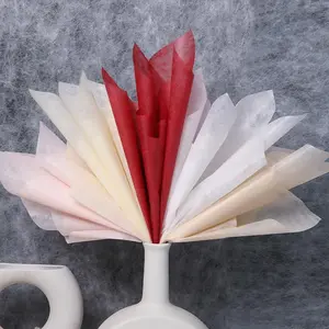 38pcs Floral Packaging Paper, Solid Color Cloudy Soft Paper, Semi-Transparent Inner Lining, Thick Waterproof DIY Flower Arrangement, Gift Wrapping Paper, Gift Box Filler