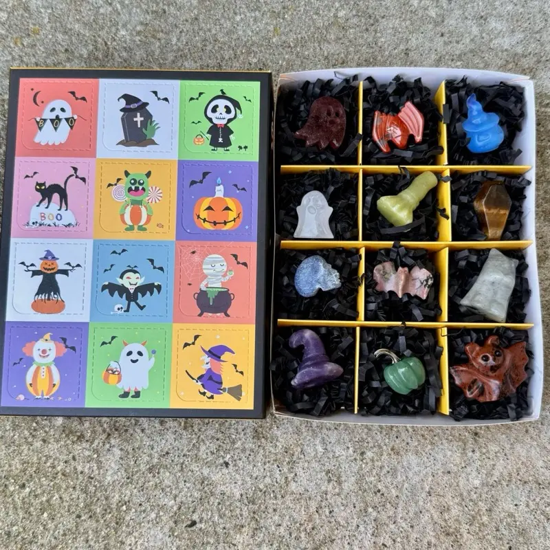 Halloween Mini Crystal Carving Advent Calendar| 12 Days of Halloween