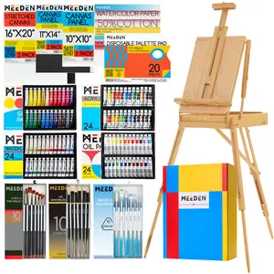 MEEDEN 149PCS Art Supplies with French Easel, All-in-one Painting Set for Artists Beginners