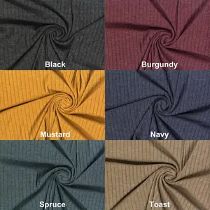 Mohair Rib 5*8 Faux Stretch Knit Fabric - Sweater Fabric, Dress Fabric, Sewing Fabric, Craft Fabric, 4 Way Stretch, Soft Plush, Many Colors