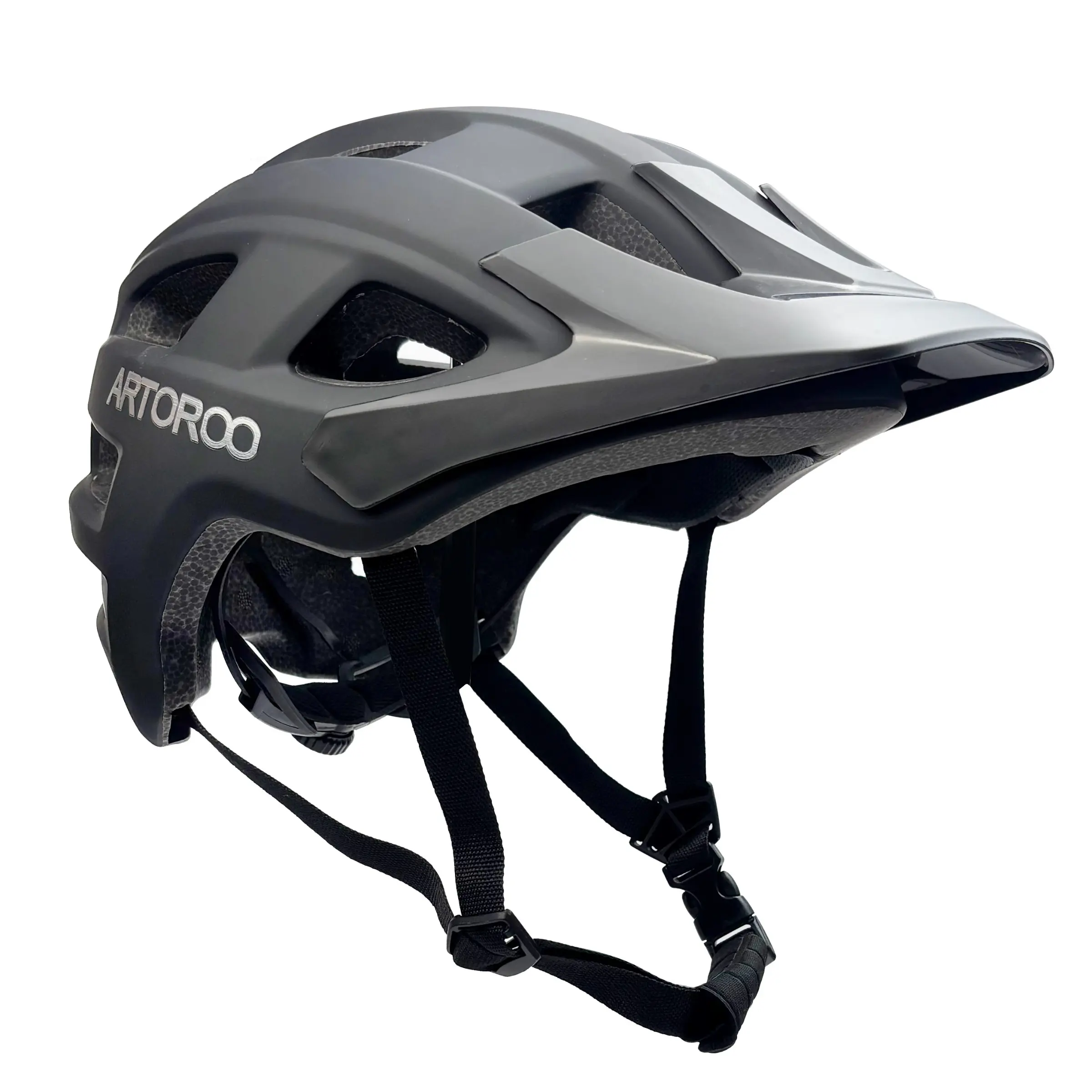 Artoroo Mountain Bike Helmet, Ultra-Light Youth Cycling Helmet with Brim, Suitable for Bmx and Downhill, 1pc Artoroo Bicycle Helmet, Safety Riding Helmet, Cycling Gear