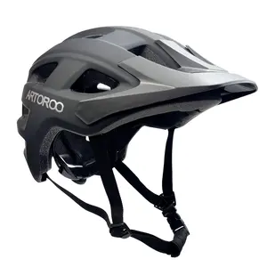Artoroo Mountain Bike Helmet, Ultra-Light Youth Cycling Helmet with Brim, Suitable for Bmx and Downhill, 1pc Artoroo Bicycle Helmet, Safety Riding Helmet, Cycling Gear