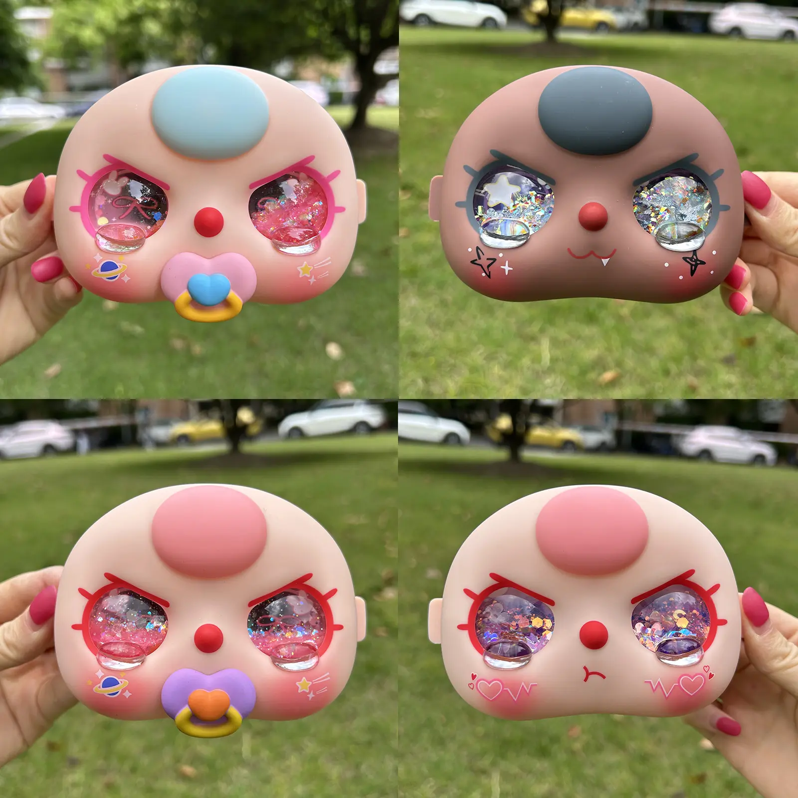 Baby Doll Accessories - 400% Quicksand Eyes Face Replacement Part, Versatile Component for Collectible Figurines