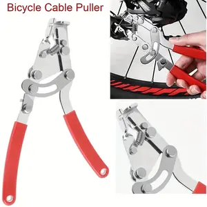 Bicycle Cable Puller, Bicycle Brake Shifter Gear Cable Caliper Tool, Carbon Steel Construction, Brake Line Tensioning Pliers Tool, and a Tension Puller Pliers Tool, Bike Tools