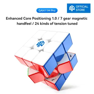 【Official Store】GAN 11 M Pro Cube 3x3 Magnetic Speed Cube Stickerless Magic Cube Toy for Kids & Adults