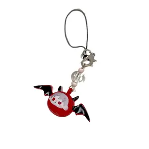 Love and Deepspace Sylus Game Cosplay Keychain Cute Devil Wing Bag Pendant Phone Chain Rope Keyring Accessories Gift