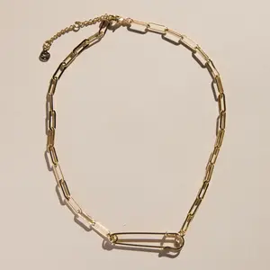 Safety Pin Necklace