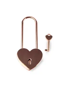 Heart Padlock - Rose Gold