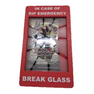 RIP Emergency Wall TCG Display- Trading Card Pack Display -Break Glass -TCG Collector Gift & Display