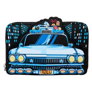 Ghostbusters Ecto-1 Glow Zip Around Wallet