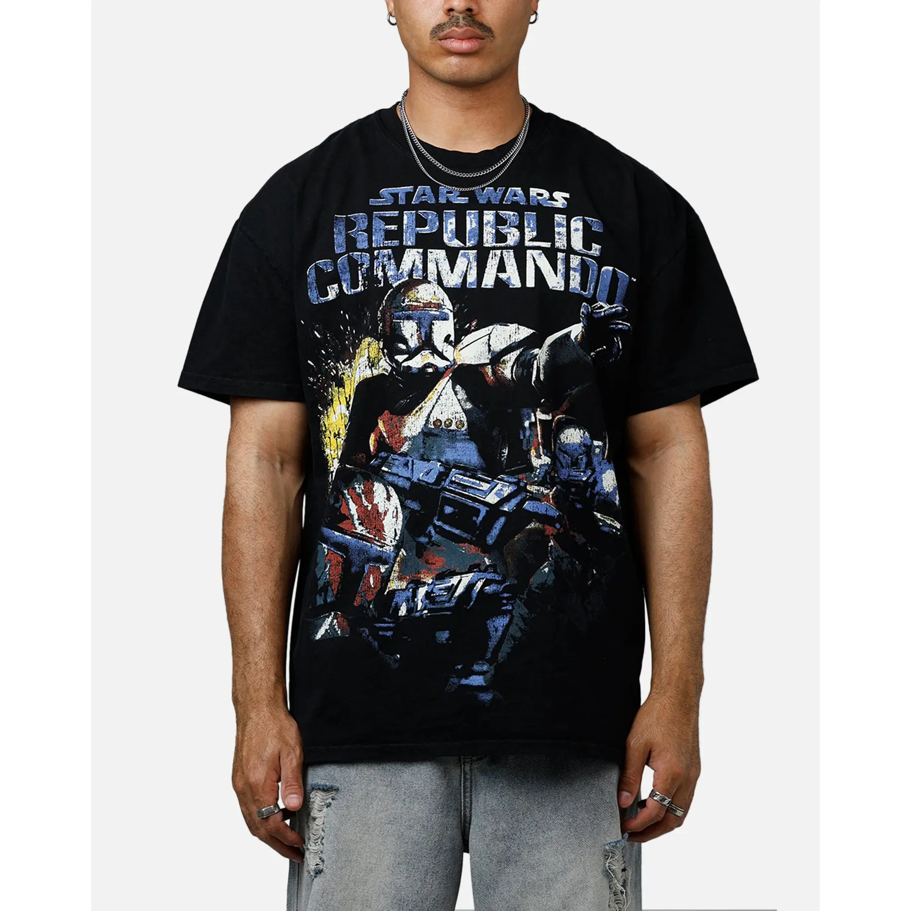 73Studio Star Wars Battlefront Republic Commando Heavyweight T-Shirt Black