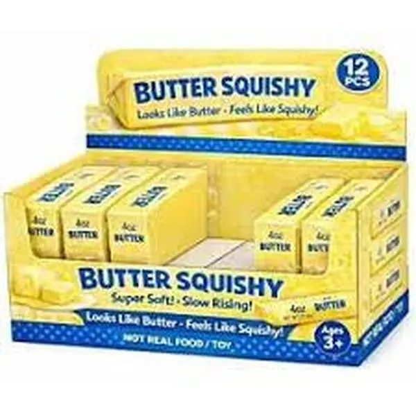 Butter Squishy Toy - 1 ct, Educational Sensory Squishies for School Learning Activities