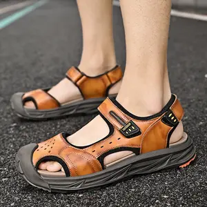 Bdhjydb Baotou Sandals, Fashionable and Versatile Men's Casual Shoes, Beach Shoes