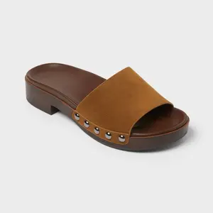 Women’s Hera Western Sandals with Memory Foam Insole - Universal Thread Brown 5