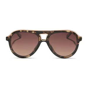 DIFF Tosca III Designer Oversized Aviator Sunglasses