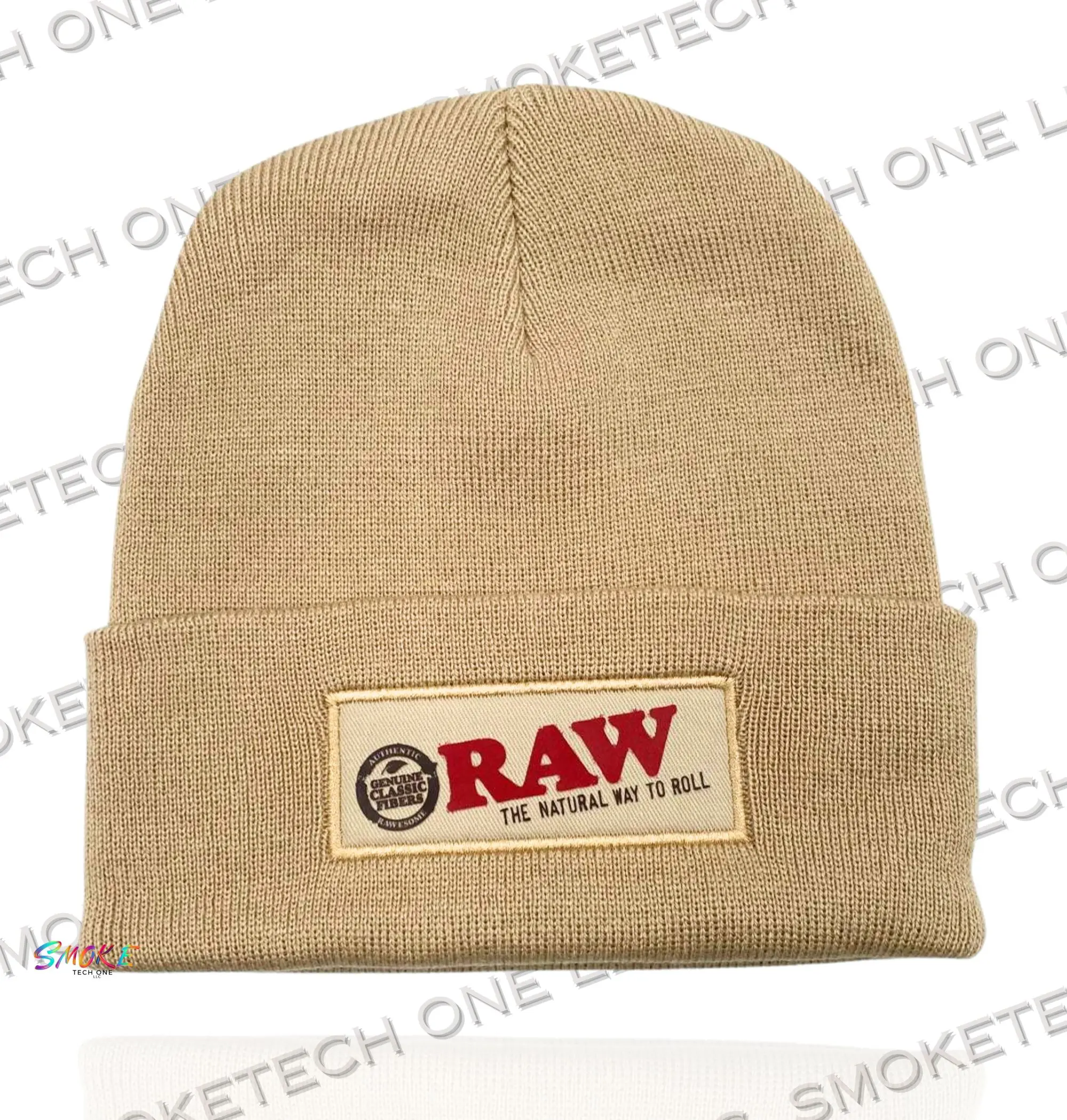 Raw Tan Beanie Cap