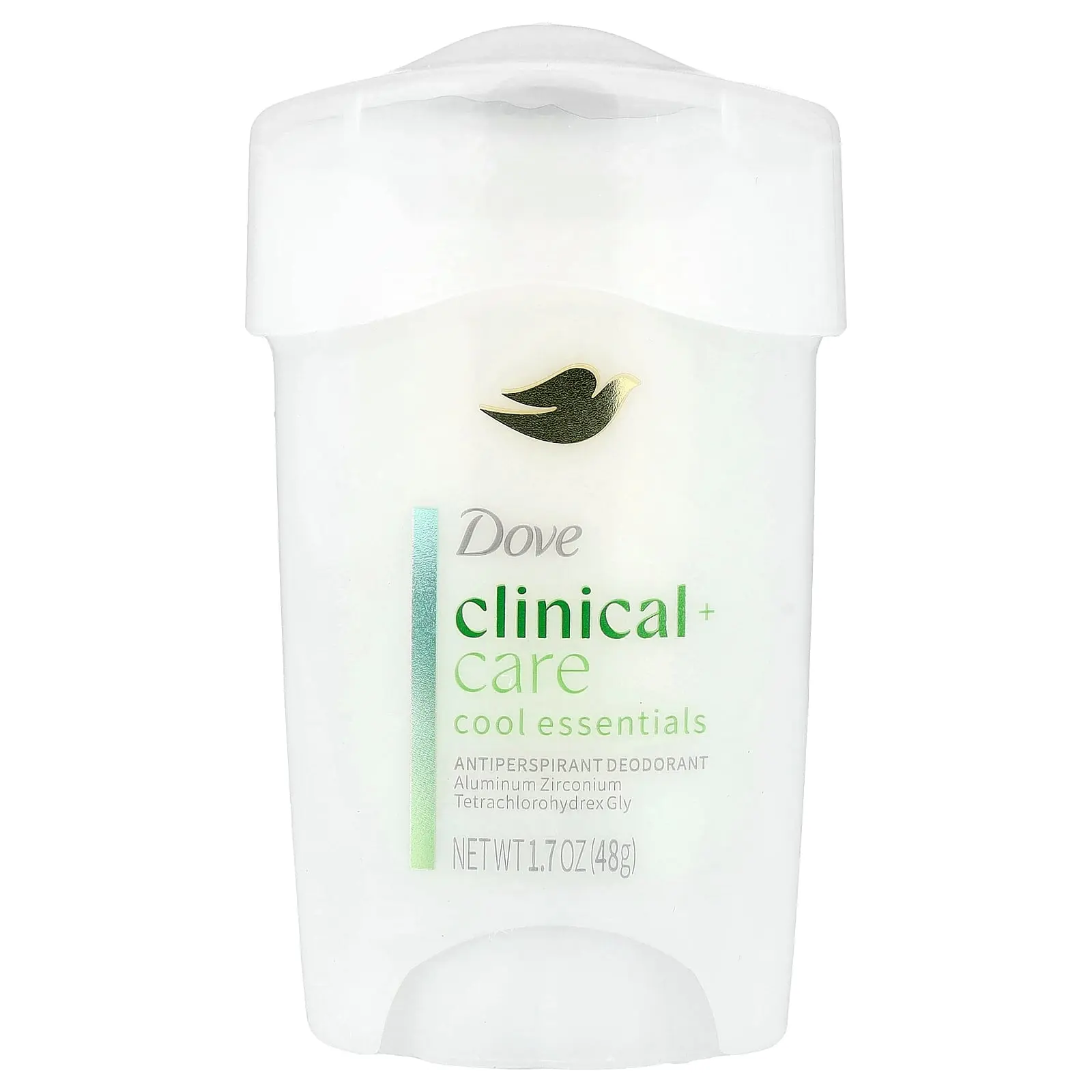 Dove Clinical + Care, Antiperspirant Deodorant, Cool Essentials, 1.7 oz (48 g) Dove Clinical + Care, Antiperspirant Deodorant, Cool Essentials, 1.7 oz (48 g)