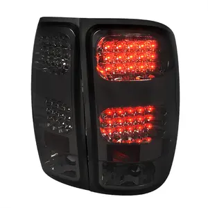 2007-2014 GMC Sierra LED Tail Lights (Chrome Housing/Smoked Lens)