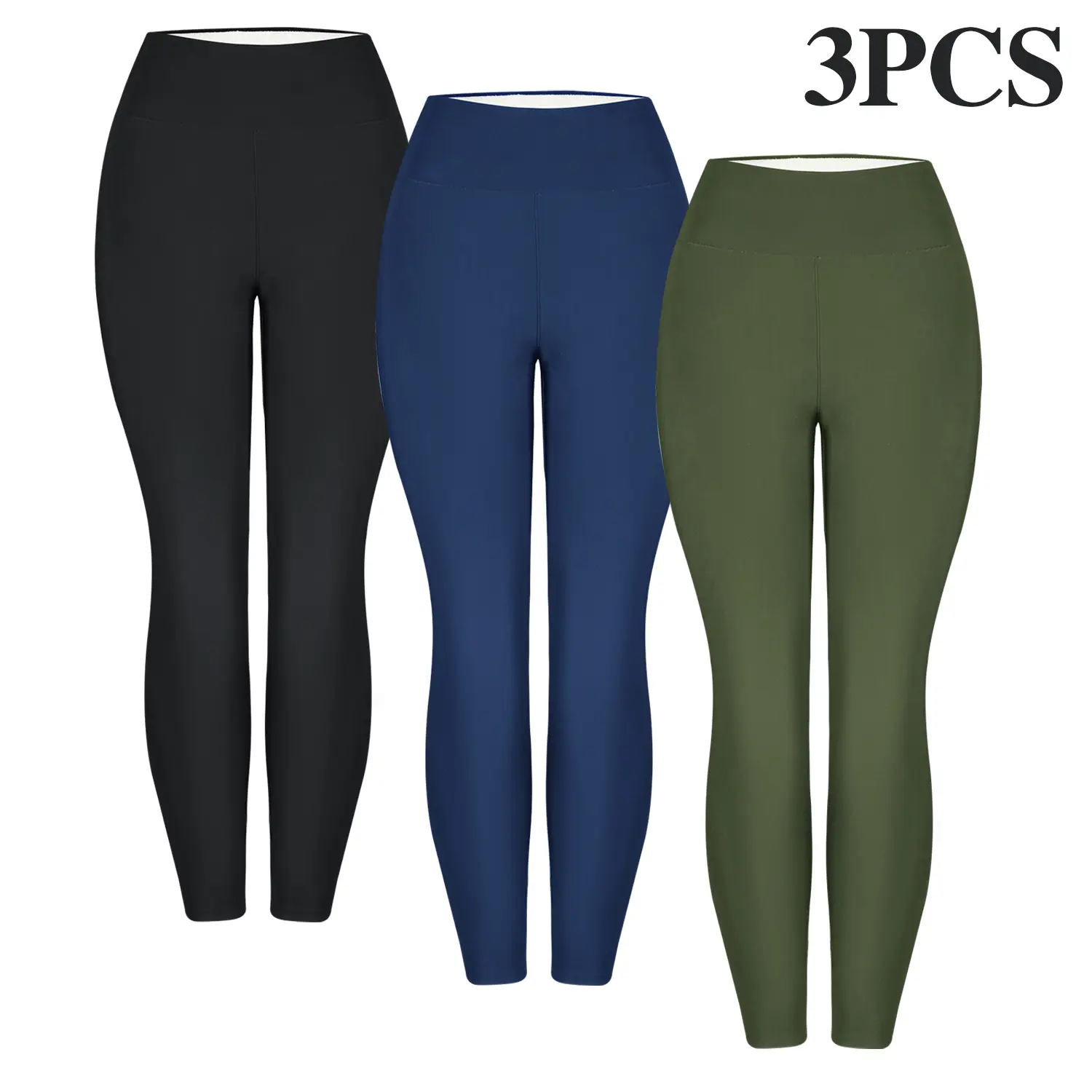3PCS-Black+Navy+Army Green