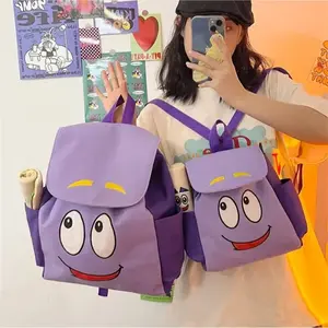 Explorer Cartoon Messenger Backpack Large Capacity Kids Student Daily School Bag