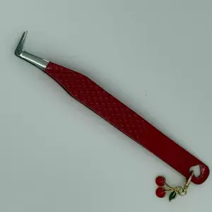 Cherry - Fiber Tweezer ideal for creating volume Fans for eyelash extensions