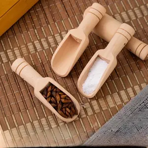 2pcs Wooden Spoon - Suitable for coffee, tea, milk powder and seasonings, versatile kitchen utensil