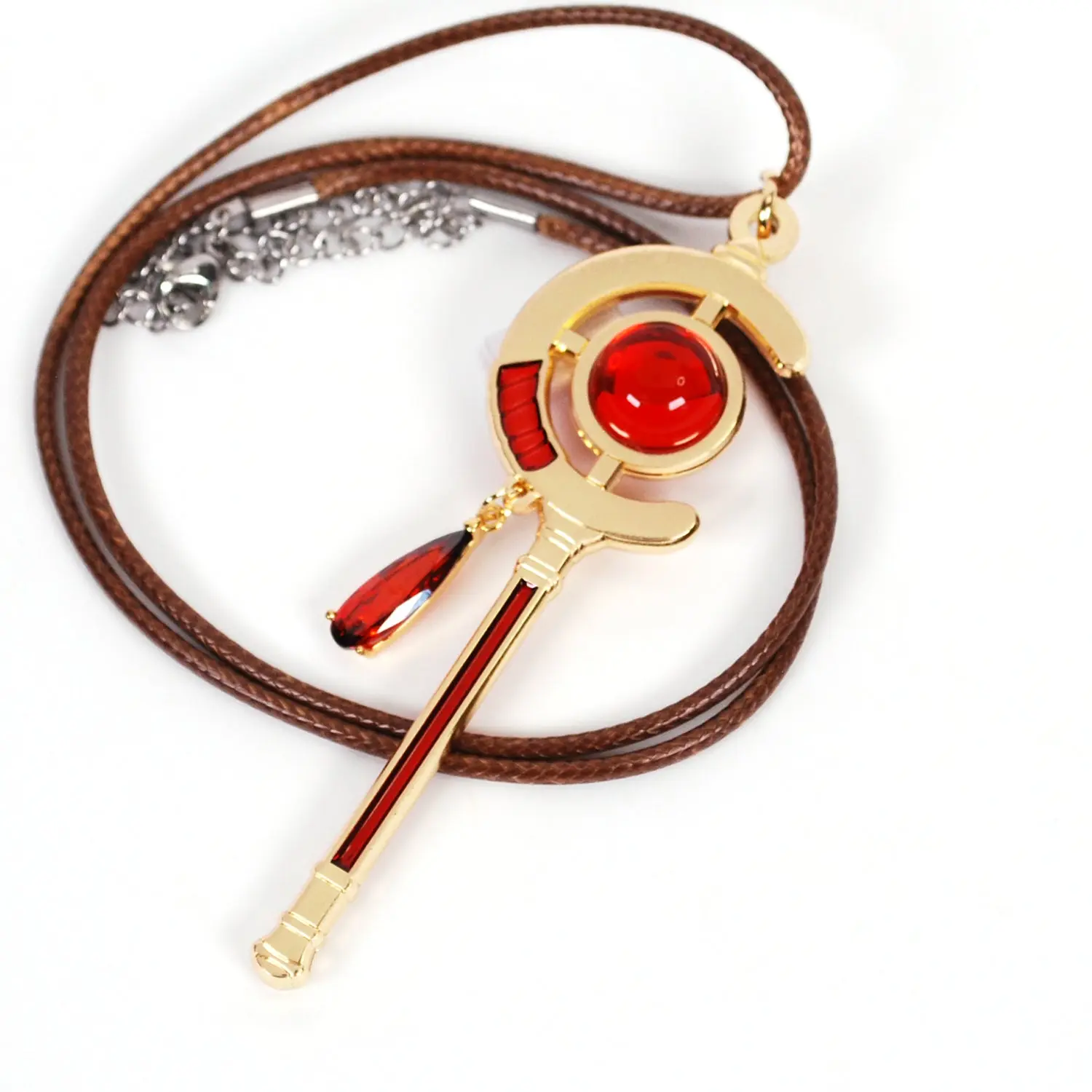 Frieren Staff in Metal as Necklace or Keychain