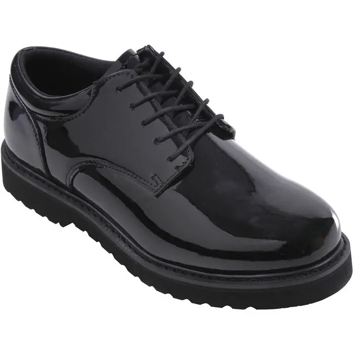 Men's Military Uniform Oxford Shoes with Poromeric Uppers and Lightweight, Oil-Resistant Work Soles, Footwear, Closed, Men's Oxfords, Formal Oxfords