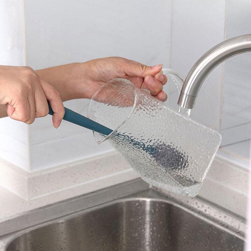 Silicone Bottle Brush,Long Handled Silicone Bottle,Perfect for Cleaning Brush Cleaning vases, Sports Bottles, Glassware Water Bottles, Suitable for Cleaning Narrow Neck Container