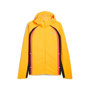 PUMA Mens Run Ultraweave Raincell Jacket Athletic Outerwear Casual - Orange