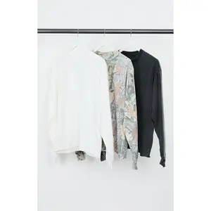 Pacsun Men's 3 Pack Premium Cropped Long Sleeve T-Shirts