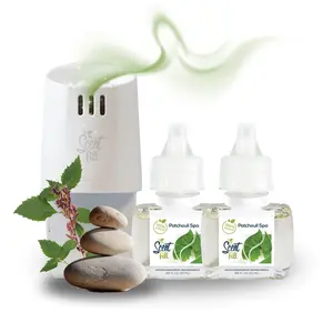 100% Natural Patchouli Spa Plug in Refill Air Freshener Starter Kit