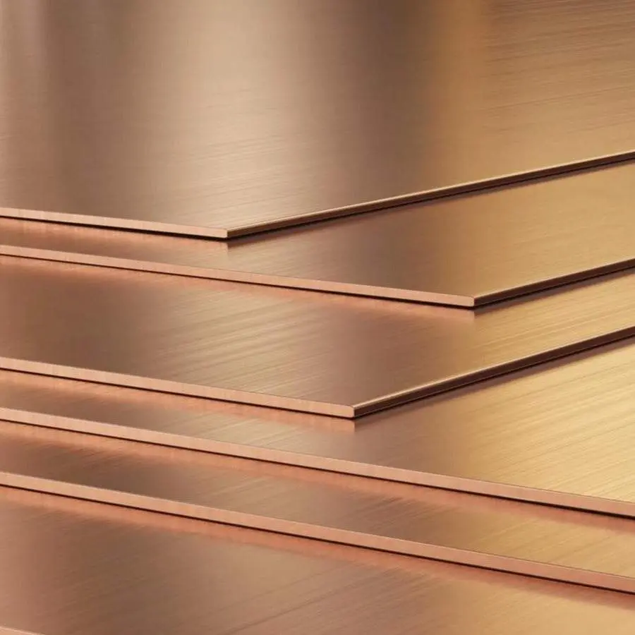 18 Gauge (.040") Copper Sheet 12" x 12"