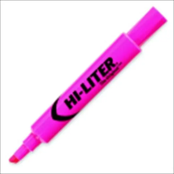 Avery 1054361 Desk-Style Non-Toxic Highlighter, Chisel Tip, Fluorescent Pink, 12-Pack Single Tip Markers & Highlighters