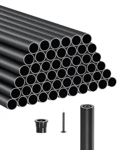 Staircase Balusters 51-Pack, 36-Inch Aluminum Spindles With Screws And Rail Caps, Powder-Coated, Durable Aluminum Railing Spindles For Indoor Or Outdoor Staircases, Easy Install, Compatible With Most Rail Systems