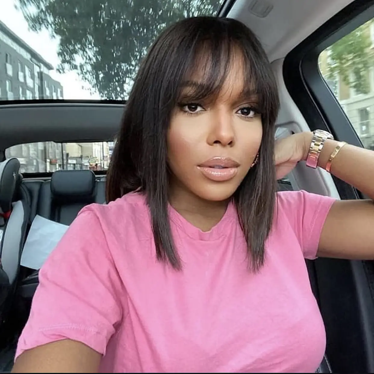 Kephare Wear and Go Glueless Bang Wig Virgin Human Hair Bob Wigs 5x5 HD Lace Wigs with Curtain Bangs Pre Everything 180% Density Brazilian Can Do High Ponytail with Bun glueless lace closure pre cut live sale wig human hair natural hairline