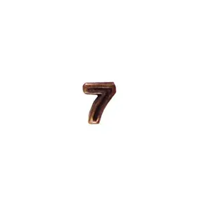 U.S. Army Numeral 7 3/16in Bronze Ribbon Device