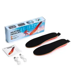 Electric Heated Insoles, APP Control Heating Pad, Pressure-Resistant, 3 Smart Temperature Settings, USB Rechargeable Winter Foot Warmer