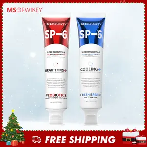 MSDRWIKEY SP-6 Toothpaste Set | Probiotic Formula for Enamel Repair & Long-Lasting Fresh Breath