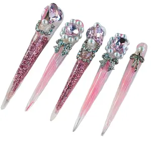 Colorful "2.1-2.7" inch 10Pcs Handmade High Quanlity Acrylic Nails Art Beautifull Nails Polish Party Luxury Fashion Comfortable and Reusable Nails